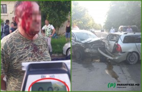 FOTO // Șofer beat la volan: ,,Mai bine provoc o tragedie, decât să opresc mașina”